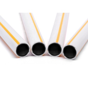 Multilayer <span class=keywords><strong>Pex</strong></span> <span class=keywords><strong>AL</strong></span> <span class=keywords><strong>Pex</strong></span> Khí <span class=keywords><strong>Composite</strong></span> Tự Nhiên HDPE Ống Với 3 Đường Màu Vàng - Product Image 2