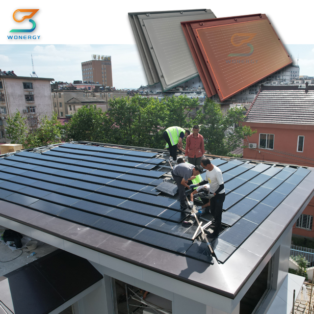 Solar Energy Products Complete Photovoltaic Solar Roof Tiles Roof Solar Mounting System for Solar Panel System