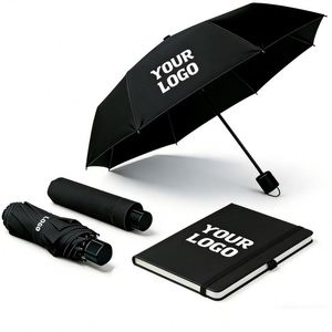 Gift Promo Business Portable Umbrellas With Logo Umbrellas Travel Wholesale 3 <b>Fold</b> Rain Sun Custom Uv Protection Umbrellas - Product Image 1