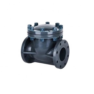 Pvdf mặt bích Swing loại Kiểm tra van nước tiêu chuẩn kiểm tra van 8 inch Máy nén khí nhựa uPVC cpvc pph frpp PVC chung jeri - Product Image 6