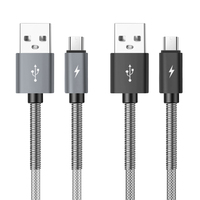 Penjualan laris 2025 kabel pengisi daya USB-A 3A Power Bank Earphone proteksi Spring konektor aman C-C transmisi Data