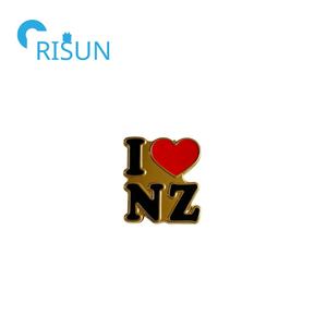 メタルニュージーランド旅行NZお土産ピンブローチニュージーランド国立地図国旗ラペルピンエンブレムカスタムニュージーランドピンバッジ - Product Image 2