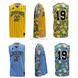 <span class=keywords><strong>Camisetas</strong></span> <span class=keywords><strong>de</strong></span> Baloncesto Transpirables <span class=keywords><strong>de</strong></span> Malla Personalizadas FQ, Estilo Tropical Hawaiano, 100% Poliéster, <span class=keywords><strong>Camisetas</strong></span> <span class=keywords><strong>de</strong></span> Baloncesto al <span class=keywords><strong>por</strong></span> <span class=keywords><strong>Mayor</strong></span> - Product Image 3