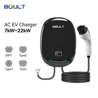 Chargeur de véhicule électrique mural 7 kW 32 A monophasé |   Nouvelle station de recharge pour véhicules électriques de type 2 GB/T, chargeur de voiture électrique, câble de 5 m