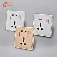 ROYAUME-UNI Standard 220V 1 2 3 4 Gang électrique interrupteurs muraux pour un usage domestique