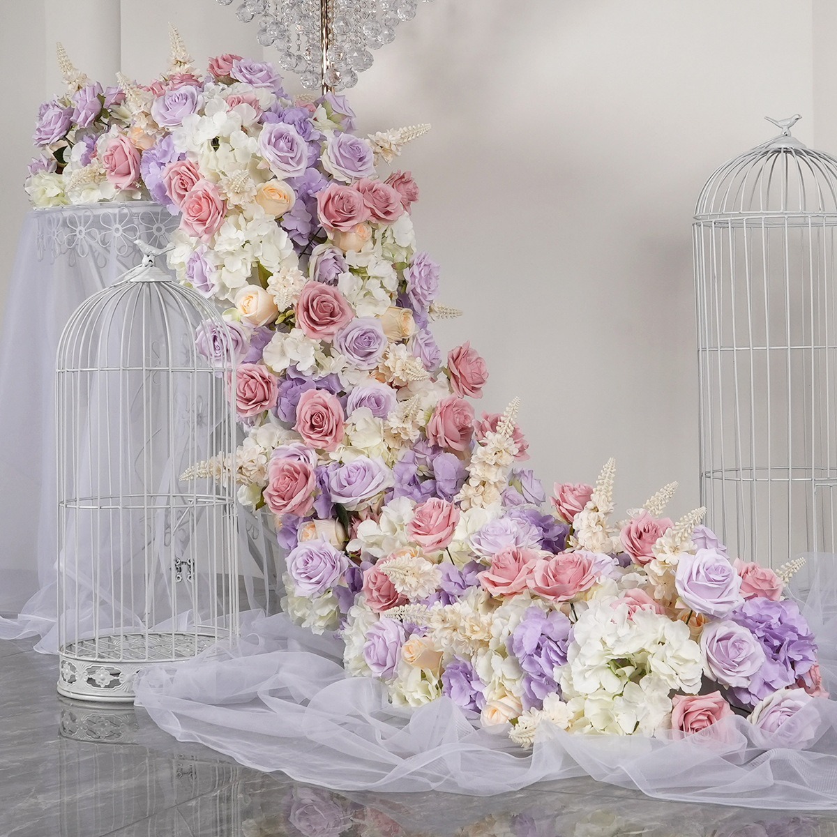 pink + purple 200*40cm