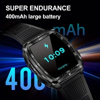 SENBONO KT83 Nouvelle Montre Connectée Homme Sports de Plein Air Appel Bluetooth 400 mAh Longue Veille Suivi Forme Étanche Femme Homme