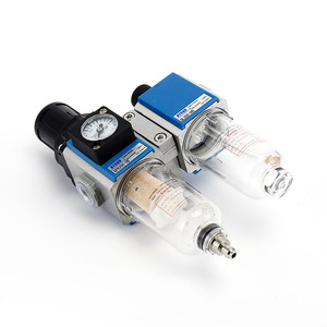 ตัวแยกน้ำมันและน้ำ Airtac แบบคู่ รุ่น GFC200 08 GFC300 10 15 GFC400 10 15 ตัวกรองลมแบบนิวเมติก ตัวประมวลผลแหล่งจ่ายก๊าซอะลูมิเนียม - Product Image 2