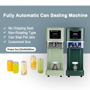 シーラー,低MOQミルクティー機器アルミ瓶ボトルプラスチックボックスミニ飲料缶密封機メーカー - Product Image 2