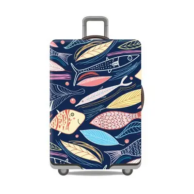 Coprivaligia Made In Turkey Creative Art Design copribagagli da viaggio tessuto Spandex adatto a bagagli da 18 a 32 pollici