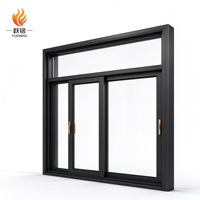 Fenêtre coulissante en PVC directement de l'usine, double vitrage trempé, taille personnalisée, ventilation pour balcon extérieur