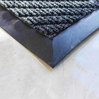 Tapis de pneu commercial avec logo personnalisé Tapis de porte d'entrée en PVC Livraison rapide Conception personnalisée faite à la machine Texture de marque promotionnelle