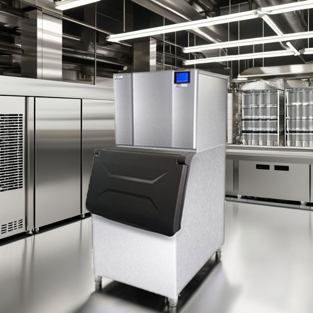 Professional Ice bar Machine Compact Stainless Steel Commercial Ice Making Machine
