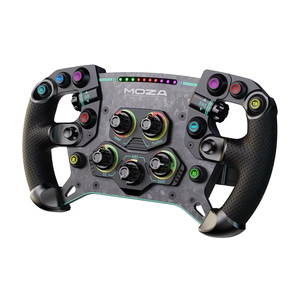 Moza Gs V2p 300mm Steering Wheel Rgb Shift Light Hall Sensor Paddles Sim Racing Rim Gs V2p Gt Compatible with All Moza - Product Image 2