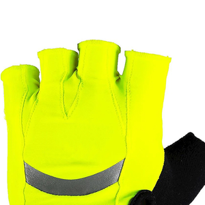 Gants de cyclisme mi-doigts en PU personnalisés avec logo OEM, de bonne qualité, pour l'hiver, prix raisonnable, vente en gros - Product Image 4