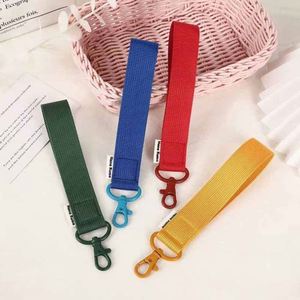 New Fashion Nylon Patch Cloth Bags Streamer Keychain Pendant Accessory Sticker Badge <b>Keyring</b> - Product Image 2