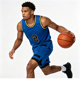 Ensemble de maillots de basket-ball personnalisés par sublimation, respirant, à séchage rapide, avec shorts, OEM ODM, vente en gros - Product Image 2