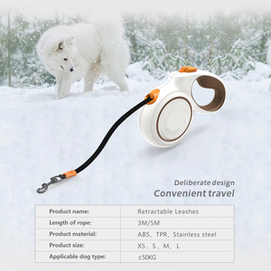 High Quality New Custom <b>Strong</b> Nylon Tape <b>Retractable</b> Pet <b>Lead</b> <b>Dog</b> Leash for Large Medium Small <b>Dogs</b> - Product Image 4