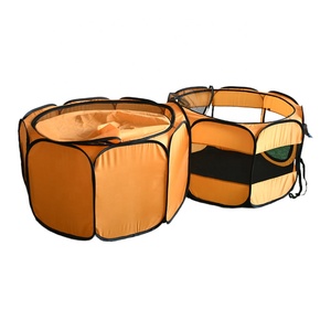 New Design Pop up Twins <strong>Pet</strong> <strong>Playpen</strong> with Dog and Cat Indoor and Outdoor with Easy <strong>Folding</strong> Carry Bag - Product Image 1