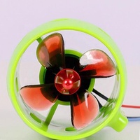 Propulseur sous-marin sans balais 12-24V 20A à 4 pales, moteur de traîne pour bateau à appât RC, étanche, couple élevé, pour kayak de pêche, remorqueur, ROV
