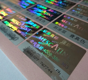 สติกเกอร์กำหนดเอง QR โค้ด3D สติกเกอร์โฮโลแกรมและฉลากเลเซอร์ความปลอดภัยป้องกันการปลอมแปลงฉลากโฮโลแกรมสำหรับขาย - Product Image 3