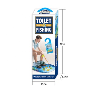 Juego de Pesca para Inodoro Novelty Place Potty <span class=keywords><strong>Fisher</strong></span> A700-4A1, Divertido Juego Familiar, Juguete de Práctica de Pesca para Niños y Adultos - Product Image 5