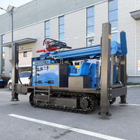 Foreuse portable robuste pour puits d'eau, équipement de forage de 300 m de profondeur, équipement de pénétration rocheuse, positionnement précis pour la forage de puits profonds