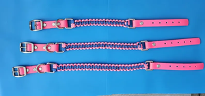 <span class=keywords><strong>Collar</strong></span> de Perro Ajustable con Correa de PVC Resistente y Elegante, Hecho a Mano, con Adaptador de Paracord y Hebilla Niquelada - Product Image 4