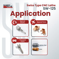 Torno CNC de Tipo Suizo con Control CNC Avanzado para una Programación Fácil y Confiable