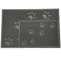 Tapis moderne pour animaux de compagnie, écologique, sans phtalates, sans BPA, en PVC, pour chats, tapis de litière, tapis de protection pour le sol