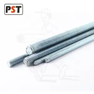 1/4" 5/16" 3/8" 1/2" 5/8" Carbon Steel Hex Threaded Rod With Coupling Nuts