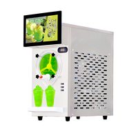 Glace Slushy faisant la machine en acier inoxydable boisson froide jus congelé Slushie Maker Machine de fonte de neige électrique