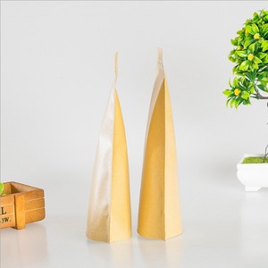 Túi Giấy <span class=keywords><strong>Kraft</strong></span> Túi Đứng Lên Cà Phê Thực Phẩm Zip Khóa Bao Bì Với Cửa Sổ - Product Image 4