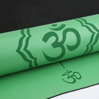 Tapis de yoga en PU de qualité supérieure pour exercices intensifs, tapis en caoutchouc naturel résistant à l'usure, tapis de yoga personnalisé en gros pour la musculation et la salle de sport