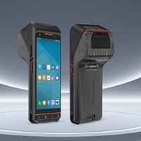Terminal PDA Portátil Todo en Uno, Escáner de Código de Barras 2D, Impresora Térmica de Etiquetas/Recibos, NFC, IP54, Diseño Robusto, Logística, Venta Minorista, Control de Inventario