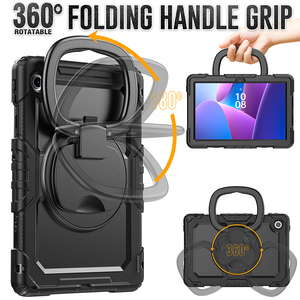 Custodia rigida protettiva rigida in Silicone resistente con impugnatura girevole <span class=keywords><strong>per</strong></span> supporto <span class=keywords><strong>per</strong></span> <span class=keywords><strong>Tablet</strong></span> <span class=keywords><strong>Lenovo</strong></span> Tab 10.1 TB-311XU/ K10C TB311FU - Product Image 5