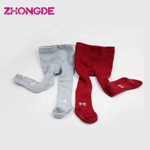 Collants pour bébé fille en coton peigné 80% personnalisés pour l'hiver, épais avec doublure en tissu éponge à l'intérieur - Product Image 3