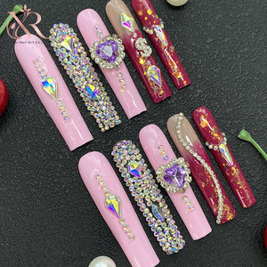 <span class=keywords><strong>Uñas</strong></span> Postizas Personalizadas al por Mayor, Juego <span class=keywords><strong>de</strong></span> <span class=keywords><strong>Uñas</strong></span> <span class=keywords><strong>de</strong></span> Diseño Colorido, <span class=keywords><strong>Uñas</strong></span> <span class=keywords><strong>Acrílicas</strong></span> Reutilizables, Proveedor OEM - Product Image 2