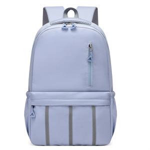 2026 New Unisex <b>College</b> Students High Appearance Simple Fashion Waterproof Polyester Schoolbag 20-36L <b>Backpack</b> Zipper - Product Image 4