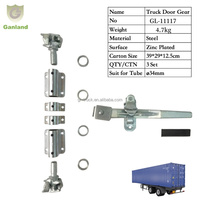 Kit de verrouillage à came robuste pour porte arrière de conteneur maritime, camion et remorque, pour tube de 34 mm