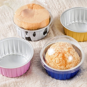 Moule à pudding et gâteau spécial pour friteuse à air 125 ml, bol en aluminium pour crevettes et œufs, petite boîte en aluminium, plat de cuisson, outils de pâtisserie - Product Image 3