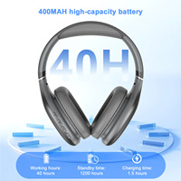 Casques sans fil HiFi Sound longue durée de lecture Boom basse Type C charge JL Chipset conception personnalisable écouteurs de sport casque
