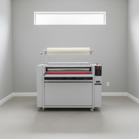 Nouvelle machine à plastifier électrique HY 950 mm semi-automatique 1800 W 0-7 m/min pour la protection de surface après le post-traitement des boîtes