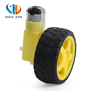 Boîte de vitesses à double arbre en plastique jaune en gros, engrenage 1:48, moteur micro DC électrique TT130 - Product Image 4