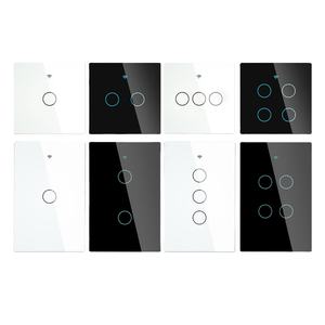 Interrupteur mural tactile intelligent <span class=keywords><strong>ZigBee</strong></span>, design à bascule, <span class=keywords><strong>pour</strong></span> la maison et l'hôtel, compatible <span class=keywords><strong>Smart</strong></span> <span class=keywords><strong>Life</strong></span> et <span class=keywords><strong>Tuya</strong></span> APP, commande vocale Alexa Google - Product Image 3