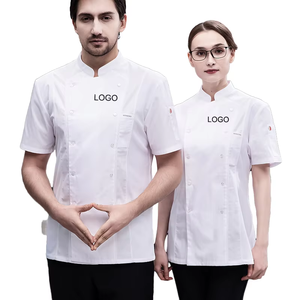 Nouveau Style corps complet respirant à manches courtes hommes vêtements d'été hôtel Restaurant cuisine spécial restauration Chef uniforme - Product Image 1