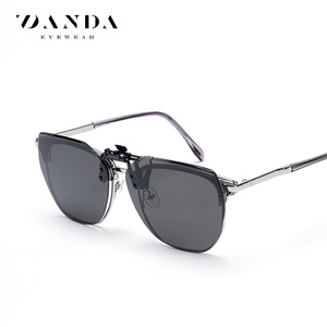 Lunettes de soleil à clipser Danda, verres polarisés TAC, protection UV380, monture ovale légère pour homme, pour la conduite, les sorties, le cyclisme - Product Image 4