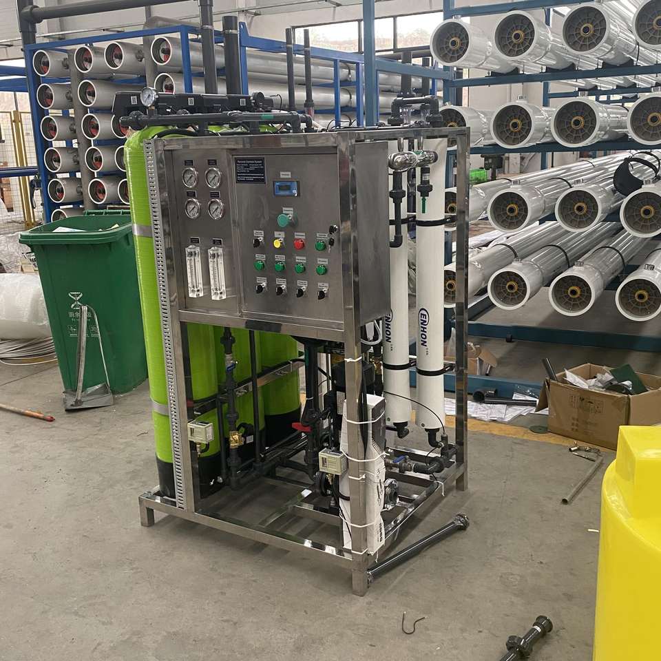 500L PLC Controlled Motor Pump Reverse Osmosis System Water Purifier ...