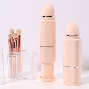 Bộ Cọ Trang Điểm Nhỏ Gọn Màu Hồng Cầm Tay Có Nhãn Hiệu Riêng Bộ Cọ Trang Điểm 8 Trong 1 Với Hộp Đựng Du Lịch - Product Image 4