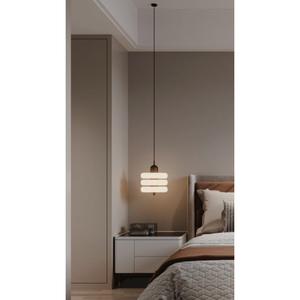 Modern Chinese Nordic Single-Head Pendant <b>Light</b> Creative Designer Style for Bedroom Bedside Dining <b>Room</b> Bar-AC Power - Product Image 4